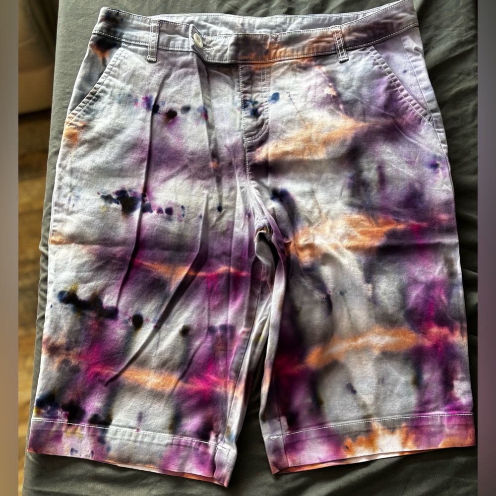 Style & Co. Multicolor Tie-Dye Women Shorts